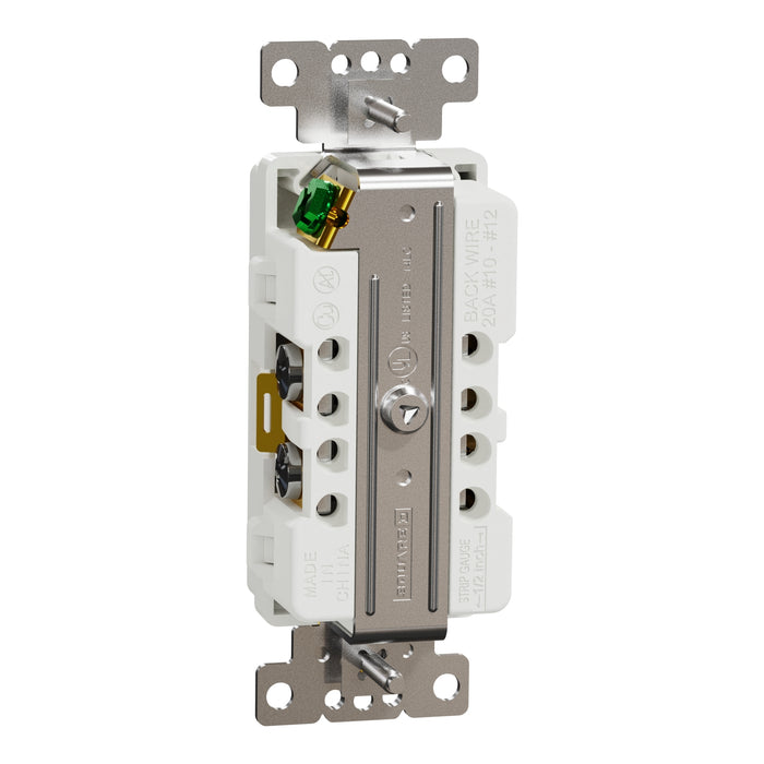Schneider Electric Tr 20A Receptacle Comm Wh 10 Pk