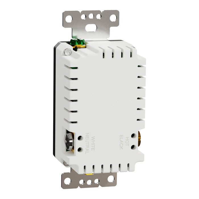 Schneider Electric Usb A/C 5.4A Chargr Tr Duplx 15A Recp Bk