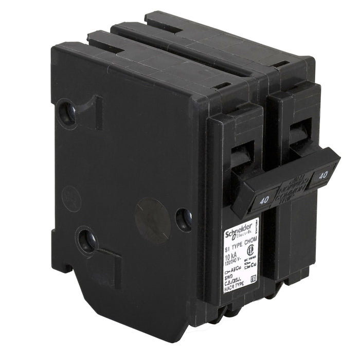 Schneider Electric Miniature Circuit Breaker 120/240V 40A