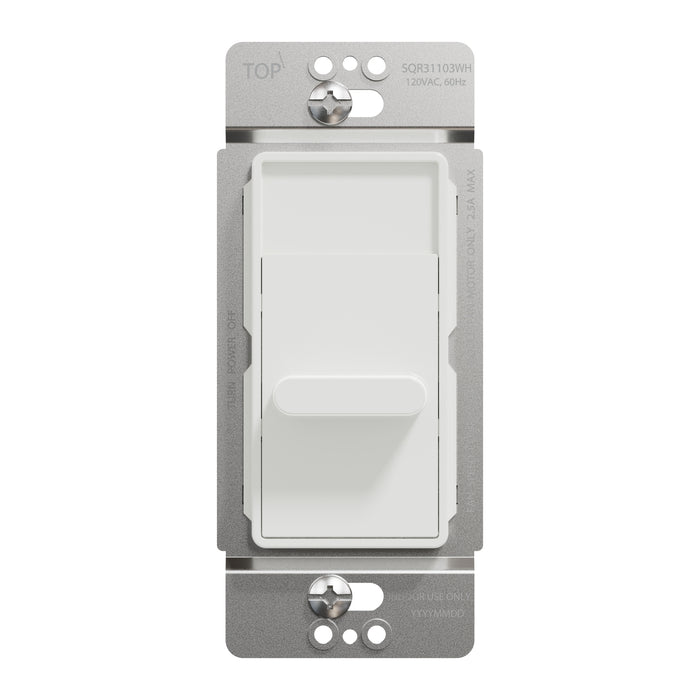 Schneider Electric Slide Fan 3 Speed Control Single Pole Wh