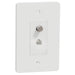 Square D Catv/Tel F/Rj11 4P4C Strap Wh