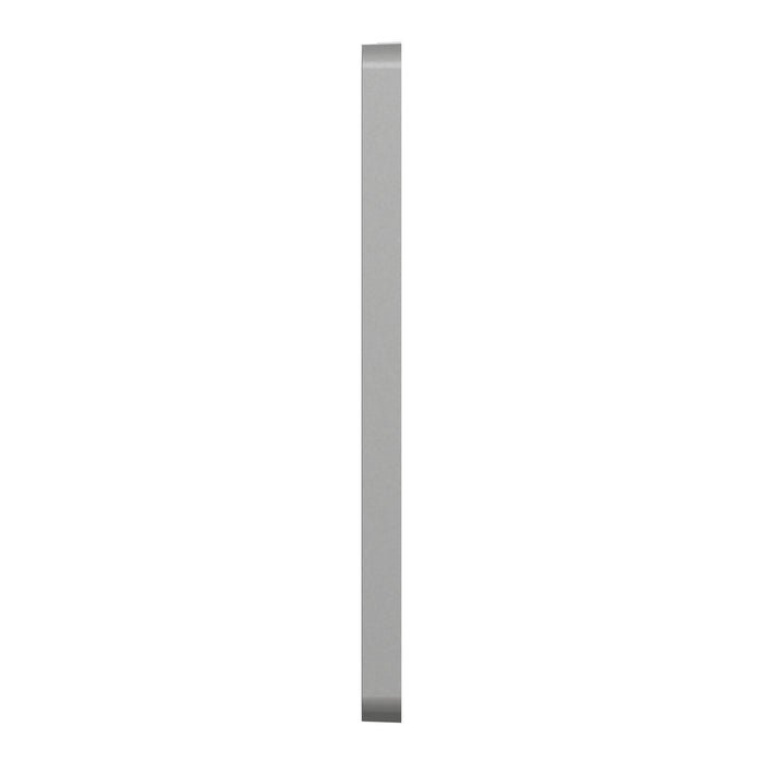 Square D 1 Gang Screwless Matte Wall Plate Gy