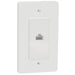 Square D Data Cat 6 Rj45 Strap Wh