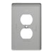 Square D 1 G Mid+ Duplex Outlet Wall Plate Gy