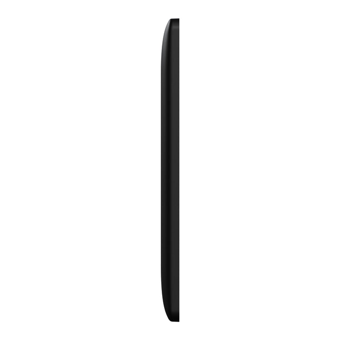 Square D 2 Gang Blank Wall Plate Bk