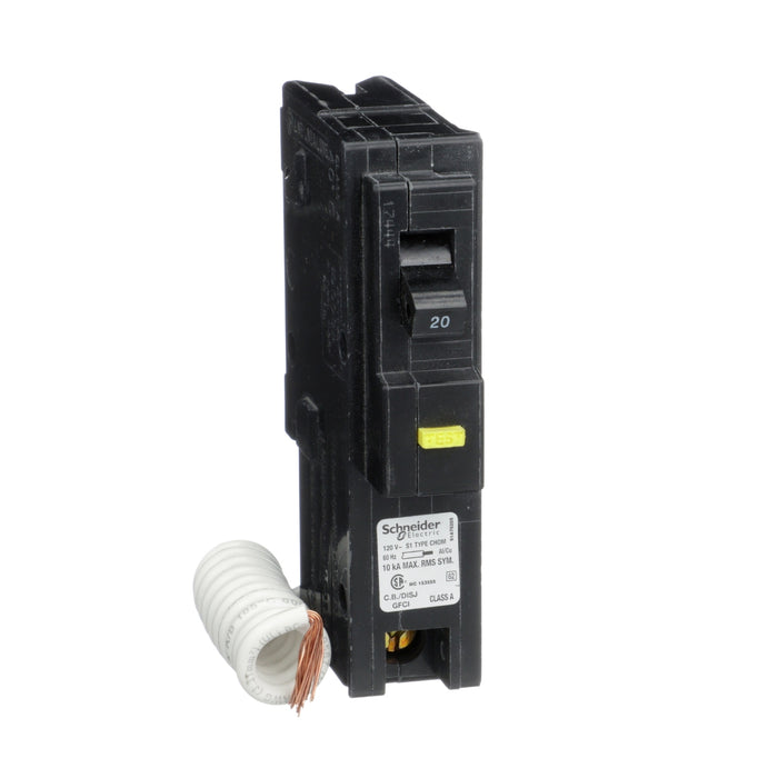 Schneider Electric Miniature Circuit Breaker 120V 20A Chom120Gfi