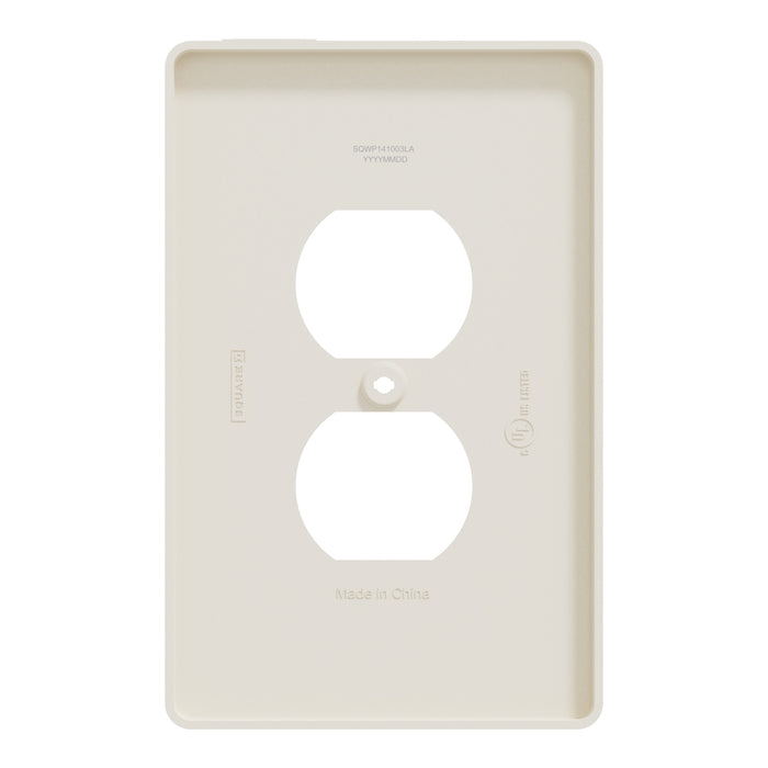Square D 1 G Mid+ Duplex Outlet Wall Plate La
