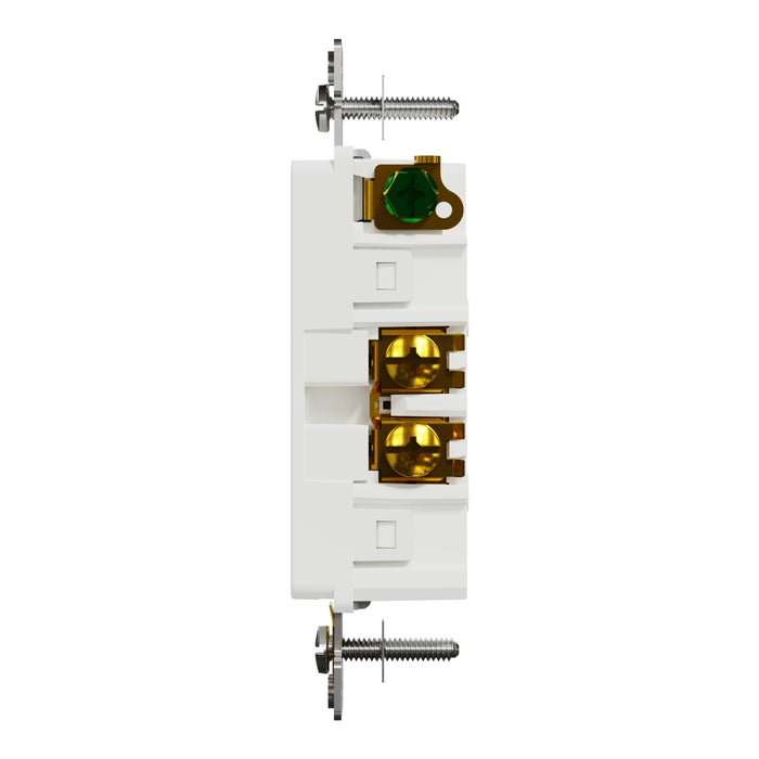 Schneider Electric Wr/Tr 15A Receptacle Resi Wh