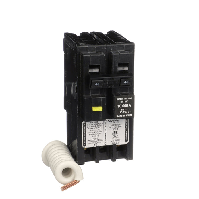 Schneider Electric Miniature Circuit Breaker 120V 40A