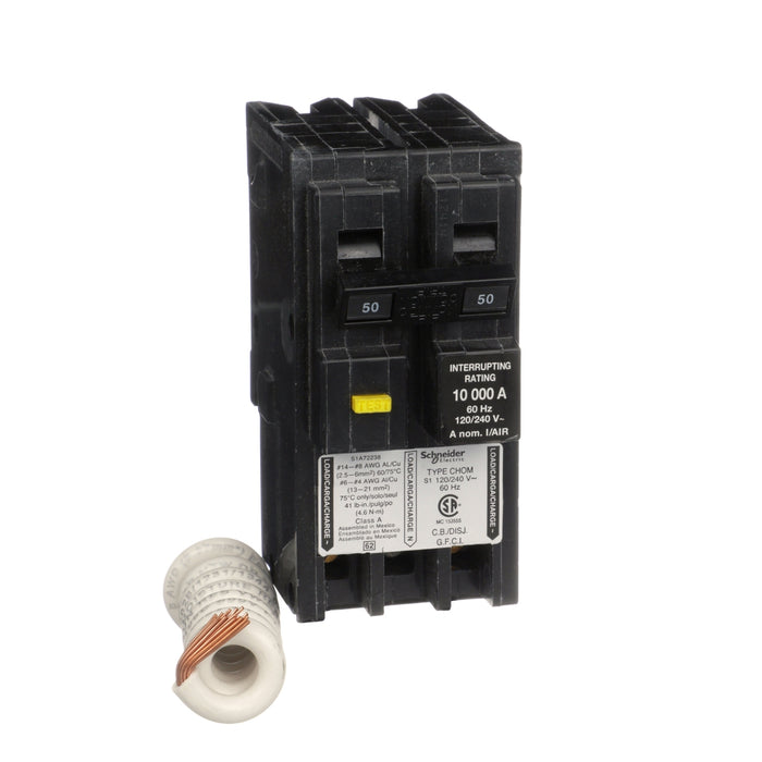 Schneider Electric Miniature Circuit Breaker 120V 50A