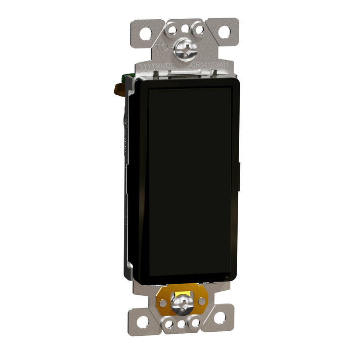 Schneider Electric Switch Resi Single Pole Bk