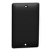 Square D 1 Gang Blank Matte Wall Plate Bk