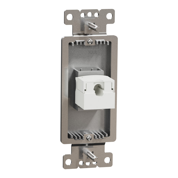 Square D Data Cat 6 Rj45 Strap Gy
