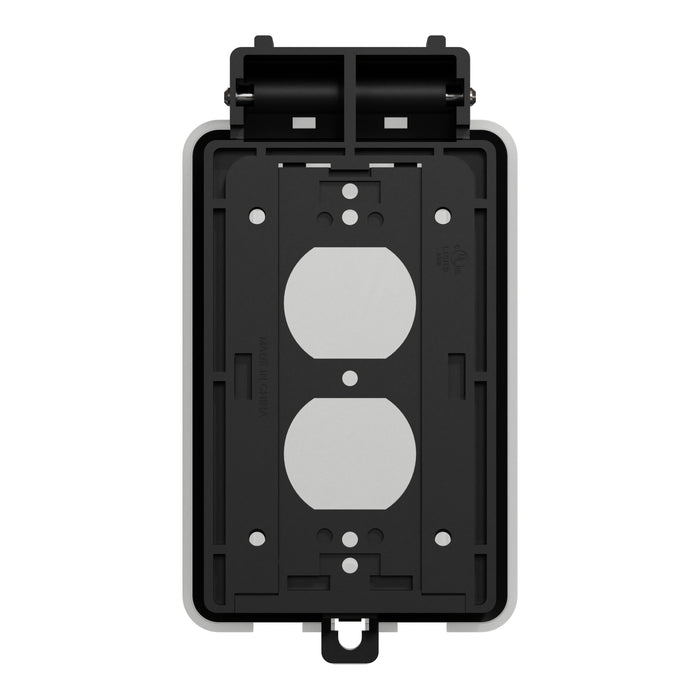 Square D 1G Weatherproof Cvr Std_Deco Vert Mount