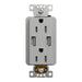 Schneider Electric Usb A/A 4.8A Chargr Tr Duplx 15A Recp Gy