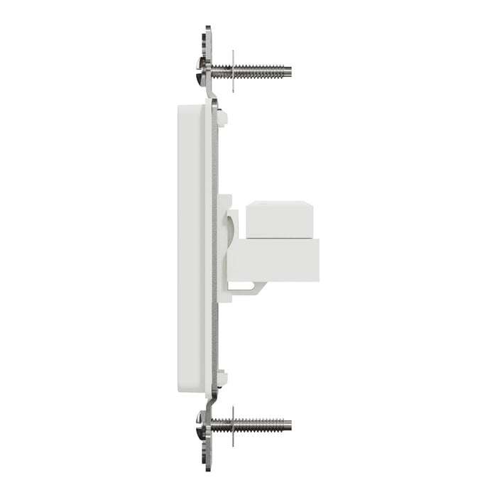 Square D Data Cat 6 Rj45 Strap Wh