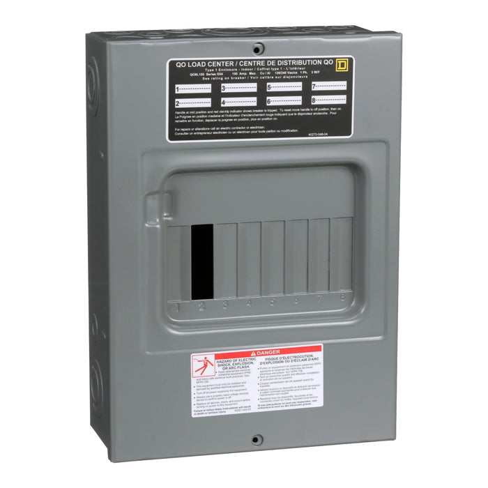 Square D Ld Ctr Qo Mlo 240V 100A 1Ph 8Sp Csa List