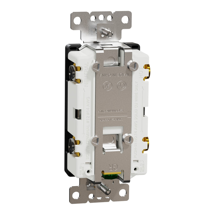 Schneider Electric Tr 15A Lighted Receptacle Resi Bk