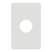 Square D 1 G Mid+ Single Outlet Wall Plate Wh