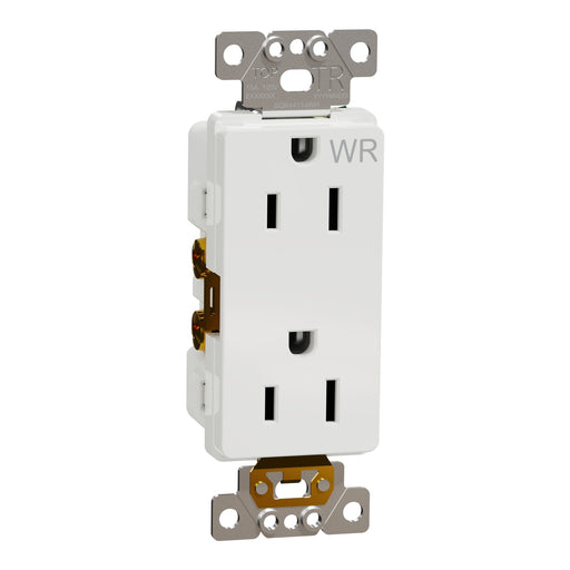 Schneider Electric Wr/Tr 15A Receptacle Comm Wh