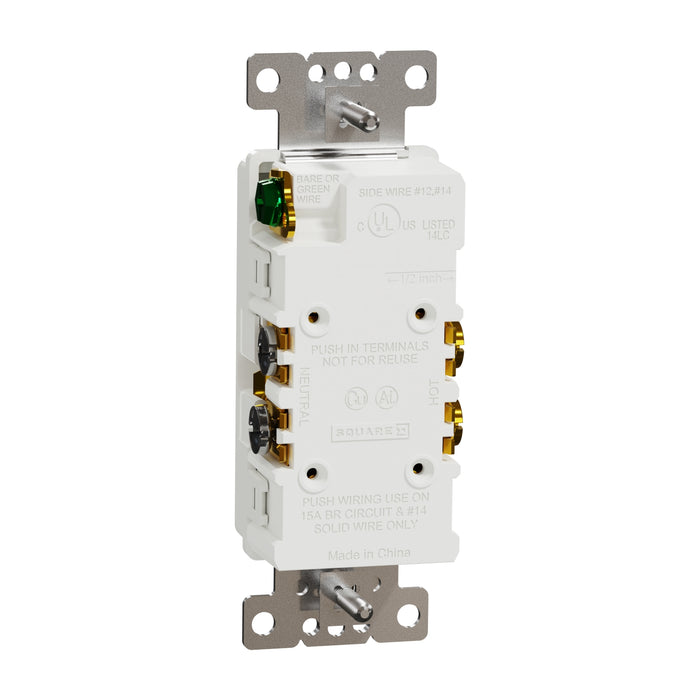 Schneider Electric Tr 15A Receptacle Resi Wh 10 Pk