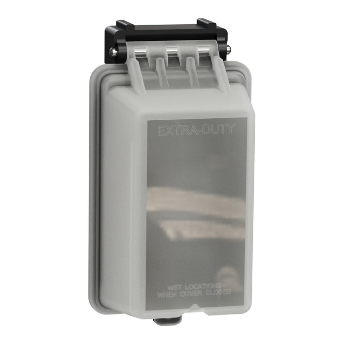 Square D 1G Weatherproof Cvr Std_Deco Vert Mount