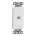 Square D Data Cat 6 Rj45 Strap Wh