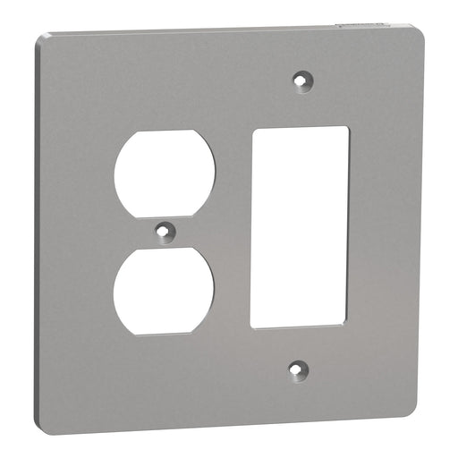 Square D 2 G Mid+ 1 Duplex 1 Deco Wp Gy