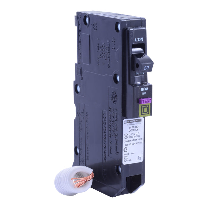 Square D Miniature Circuit Breaker 120V 20A