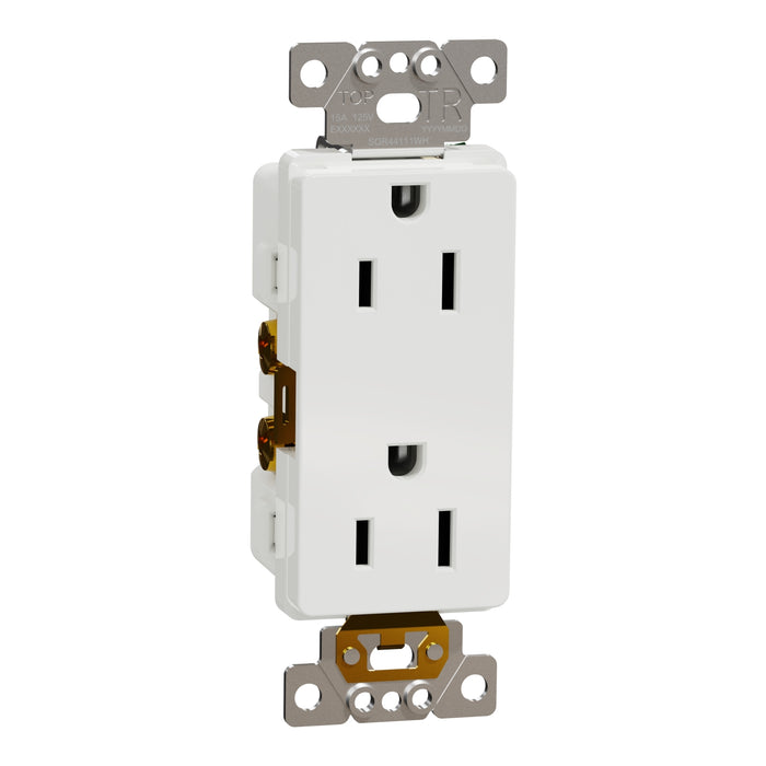 Schneider Electric Tr 15A Receptacle Comm Wh