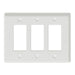 Square D 3 Gang Mid+ Wall Plate Wh
