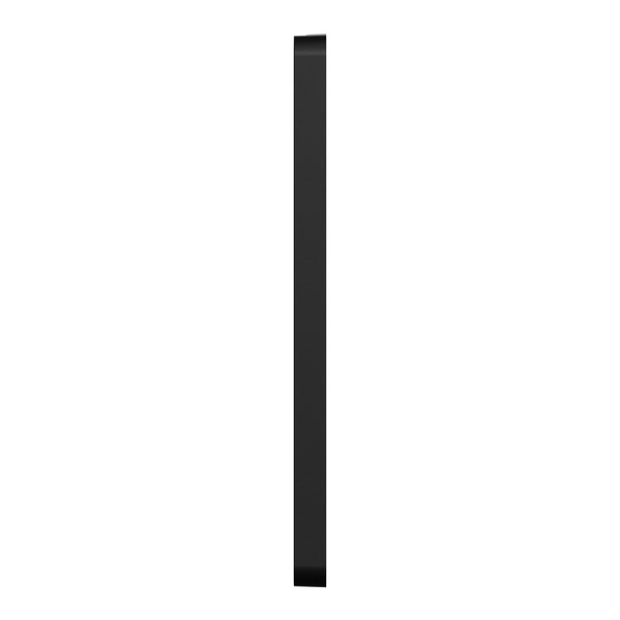 Square D 1 Gang Screwless Matte Wall Plate Bk