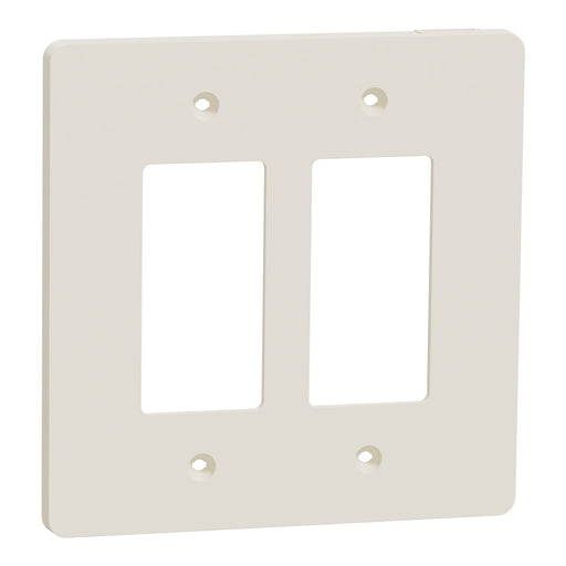 Square D 2 Gang Mid+ Wall Plate La