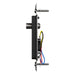 Square D Catv/Tel F/Rj11 4P4C Strap Bk