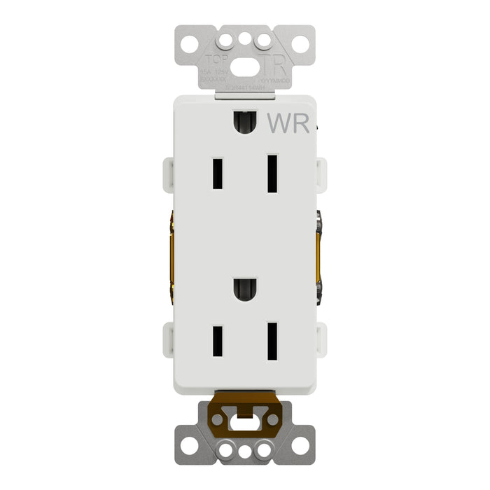 Schneider Electric Wr/Tr 15A Receptacle Comm Wh