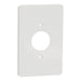 Square D 1 G Mid+ Single Outlet Wall Plate Wh