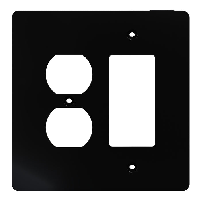 Square D 2 G Mid+ 1 Duplex 1 Deco Wp Bk