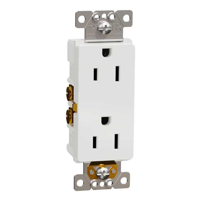 Schneider Electric Tr 15A Receptacle Resi Wh