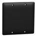 Square D 2 Gang Blank Wall Plate Bk