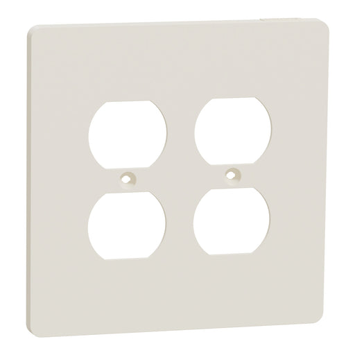Square D 2 G Mid+ 2 Duplex Outlet Wall Plt La