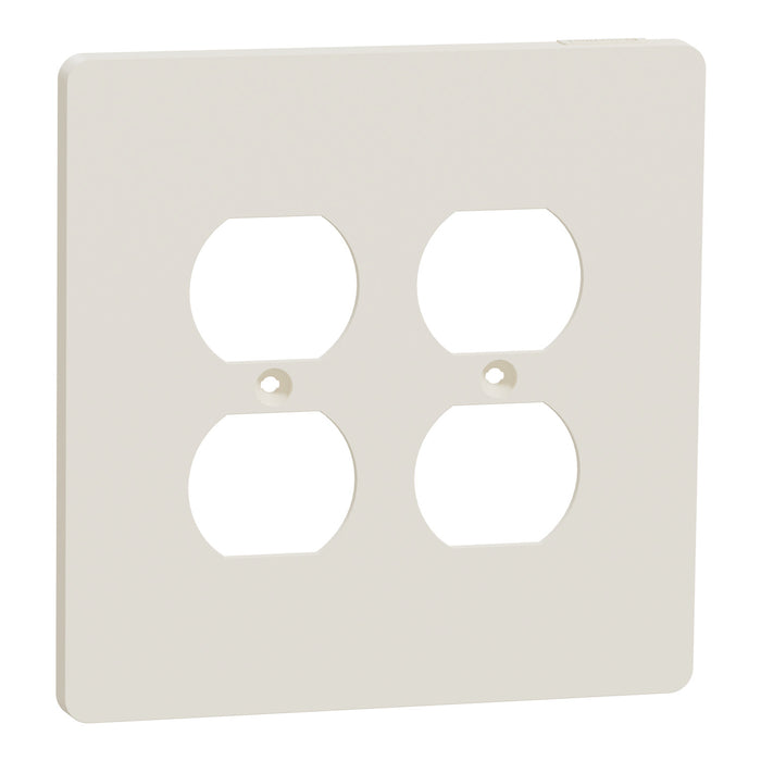 Square D 2 G Mid+ 2 Duplex Outlet Wall Plt La