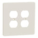 Square D 2 G Mid+ 2 Duplex Outlet Wall Plt La