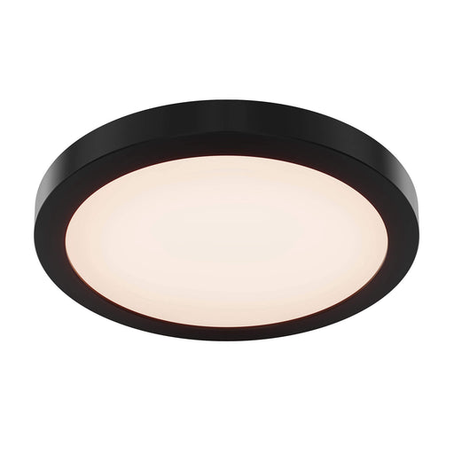 Dals Lighting 13″ Round Flush Mount - Black