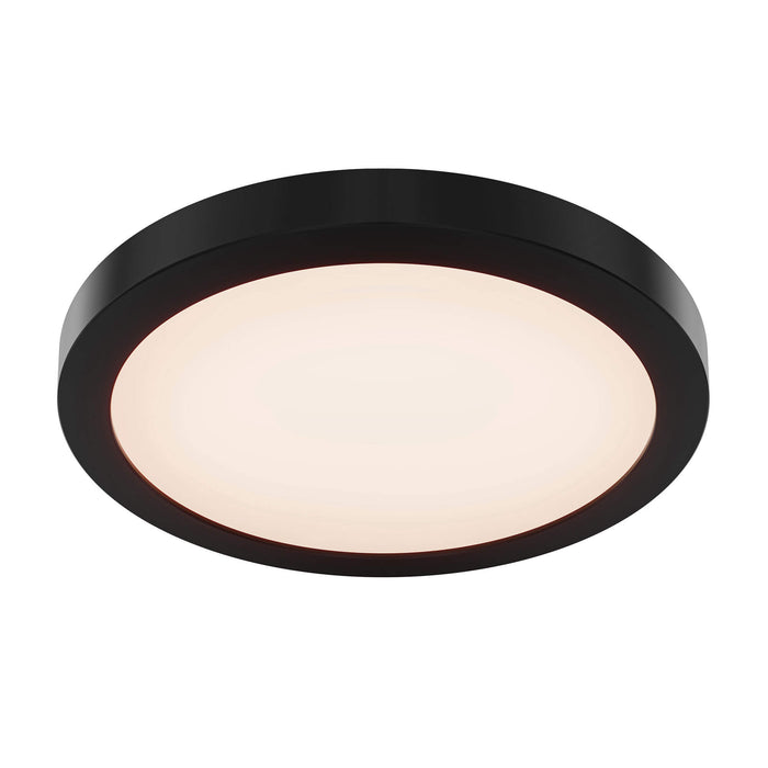 Dals Lighting 13″ Round Flush Mount - Black