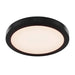 Dals Lighting 13″ Round Flush Mount - Black