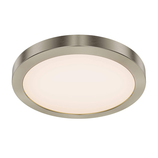 Dals Lighting 13″ Round Flush Mount - Satin Nikel