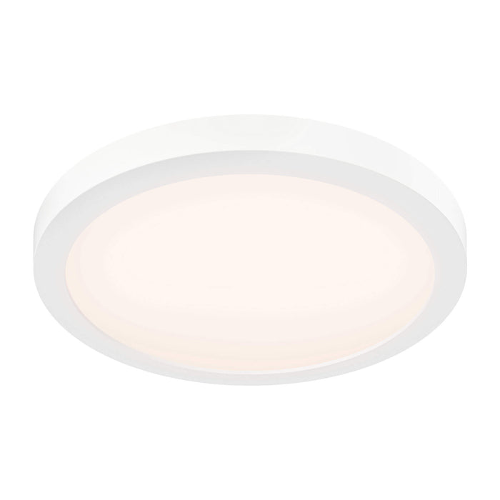 Dals Lighting Radiance One Light Flush Mount in WH