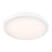 Dals Lighting Radiance One Light Flush Mount in WH