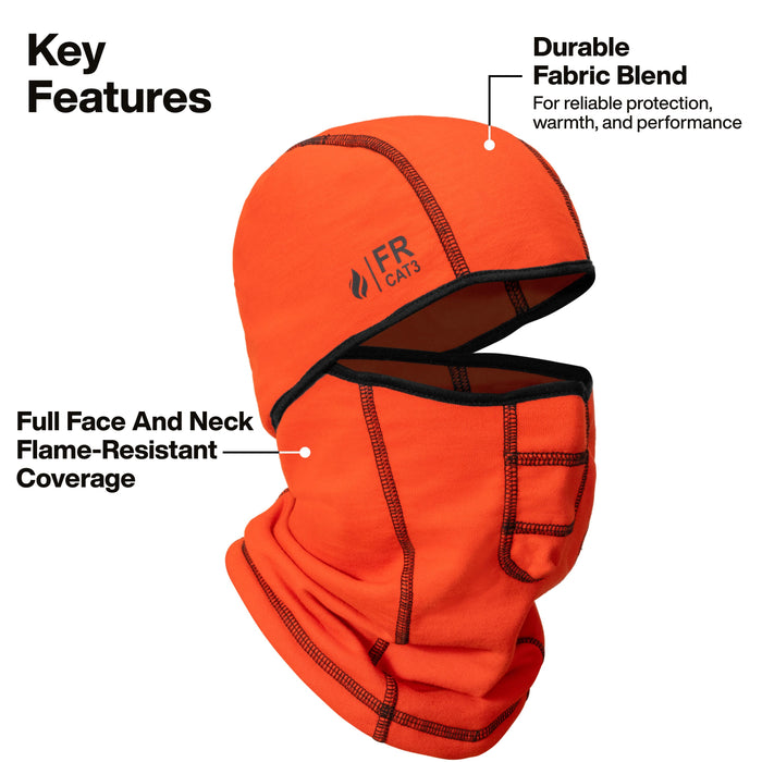 Klein Tools Flame-Resistant Balaclava, CAT 3, 33 Cal