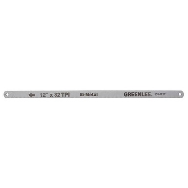 Greenlee 12" Bi-Metal Blade, 32 Teeth per Inch, Model 333-1232*